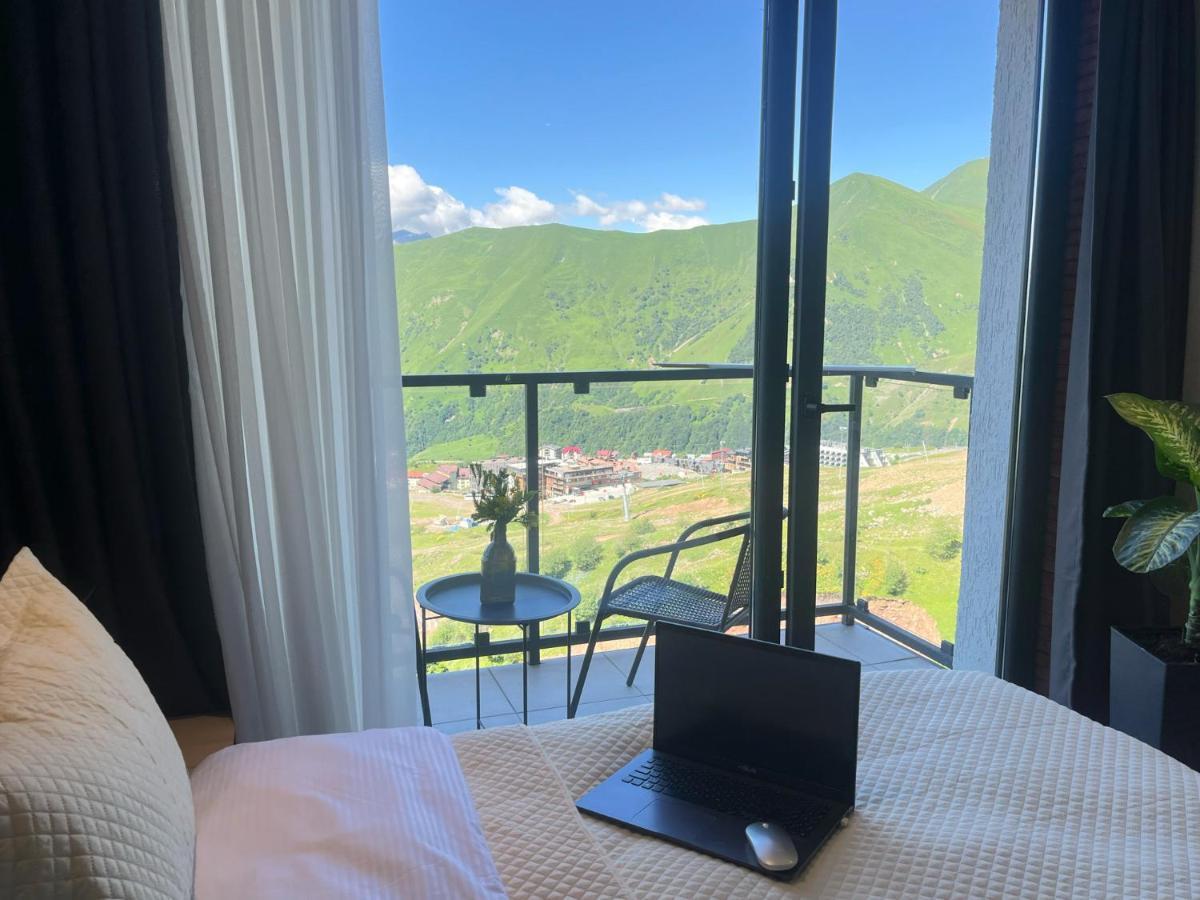 Stuning Views On Mountains, Gudauri Apartment Luaran gambar
