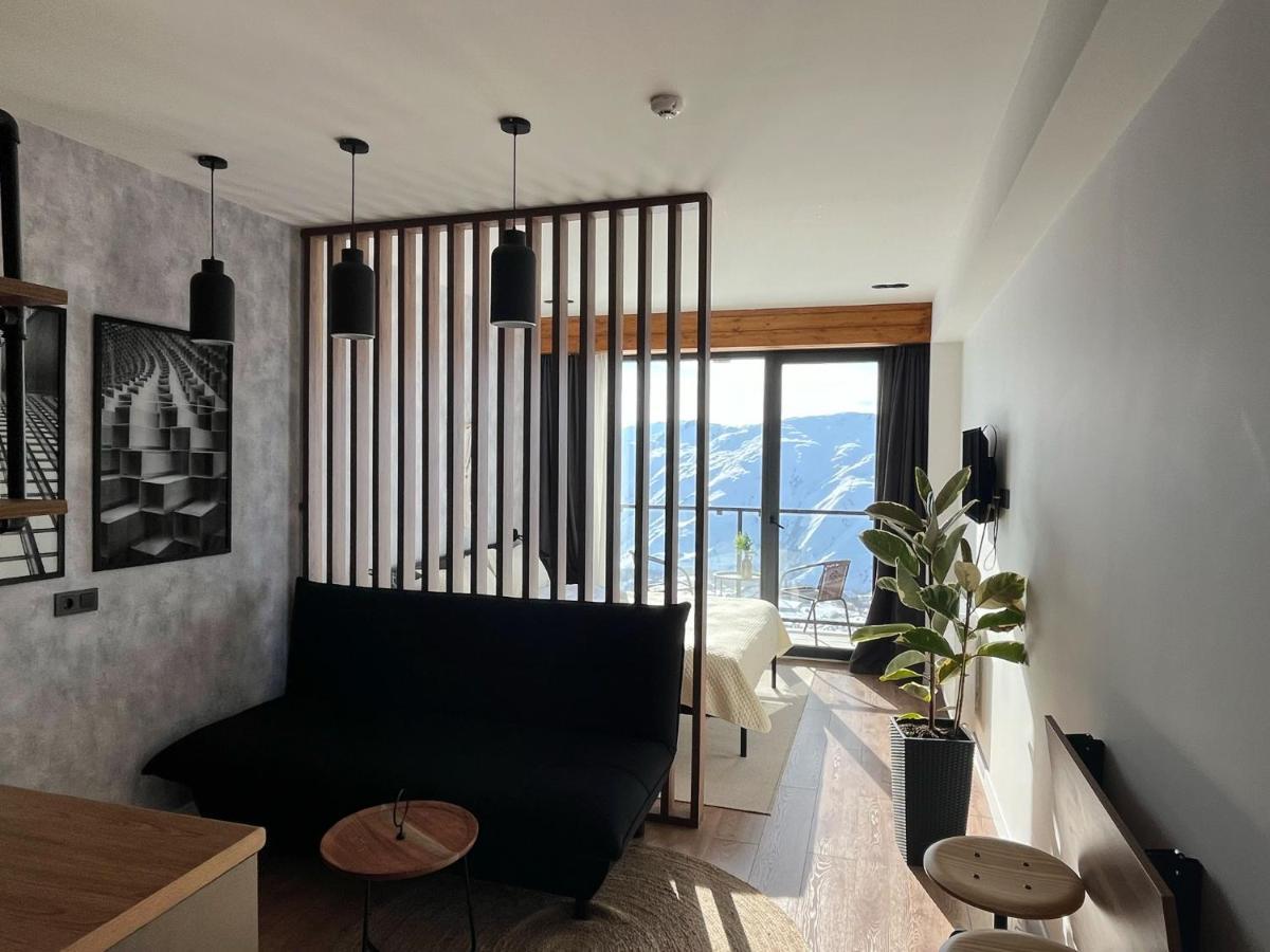 Stuning Views On Mountains, Gudauri Apartment Luaran gambar